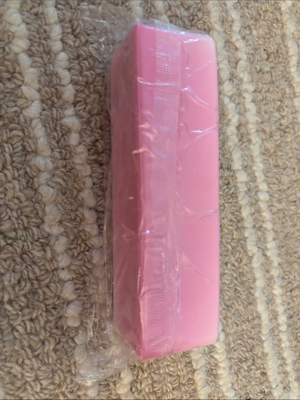 Pink Strawberry Scented Butter Shaped Squishy toy - Picture 2 of 4